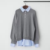 【nane】シャツドッキングニット | RMAF　NICE CLAUP / OLIVE des OLIVE | 詳細画像24 