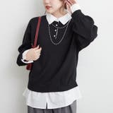 【nane】シャツドッキングニット | RMAF　NICE CLAUP / OLIVE des OLIVE | 詳細画像26 