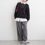 【nane】シャツドッキングニット | RMAF　NICE CLAUP / OLIVE des OLIVE | 詳細画像29 