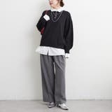 【nane】シャツドッキングニット | RMAF　NICE CLAUP / OLIVE des OLIVE | 詳細画像30 