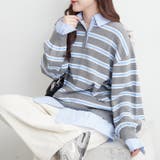 【nane】シャツドッキングニット | RMAF　NICE CLAUP / OLIVE des OLIVE | 詳細画像2 