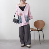 【Web限定】デニムポケットVカーディガン | RMAF　NICE CLAUP / OLIVE des OLIVE | 詳細画像7 