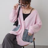 【Web限定】デニムポケットVカーディガン | RMAF　NICE CLAUP / OLIVE des OLIVE | 詳細画像1 