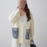 オフ | 【Web限定】デニムポケットVカーディガン | RMAF　NICE CLAUP / OLIVE des OLIVE