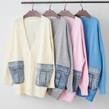 【Web限定】デニムポケットVカーディガン | RMAF　NICE CLAUP / OLIVE des OLIVE | 詳細画像2 