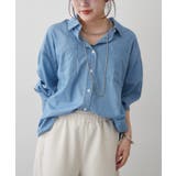 【Web限定】シアーデニムシャツ | RMAF NICE CLAUP / OLIVE des OLIVE | 詳細画像3