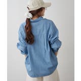 【Web限定】シアーデニムシャツ | RMAF NICE CLAUP / OLIVE des OLIVE | 詳細画像6