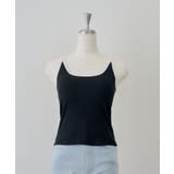 ブラック | 配色ブラトップ | NICE CLAUP / OLIVE des OLIVE　OUTLET