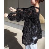 花柄チュールパフ長袖ブラウス | RMAF　NICE CLAUP / OLIVE des OLIVE | 詳細画像15 