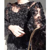 花柄チュールパフ長袖ブラウス | RMAF　NICE CLAUP / OLIVE des OLIVE | 詳細画像18 