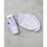 パープル | 【晴雨兼用】フリル 折り畳み傘 | RMAF　NICE CLAUP / OLIVE des OLIVE