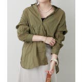 【NAO】クインクル加工シャツ | RMAF　NICE CLAUP / OLIVE des OLIVE | 詳細画像1 