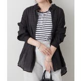 ブラック | 【NAO】クインクル加工シャツ | RMAF　NICE CLAUP / OLIVE des OLIVE