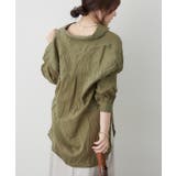 【NAO】クインクル加工シャツ | RMAF　NICE CLAUP / OLIVE des OLIVE | 詳細画像4 