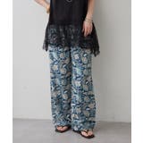 【NAO】アソート柄イージーパンツ | RMAF　NICE CLAUP / OLIVE des OLIVE | 詳細画像1 