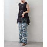 【NAO】アソート柄イージーパンツ | RMAF　NICE CLAUP / OLIVE des OLIVE | 詳細画像7 