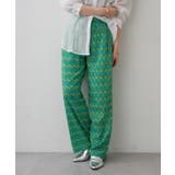 【NAO】アソート柄イージーパンツ | RMAF　NICE CLAUP / OLIVE des OLIVE | 詳細画像16 