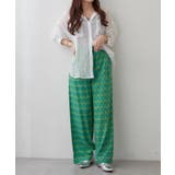 【NAO】アソート柄イージーパンツ | RMAF　NICE CLAUP / OLIVE des OLIVE | 詳細画像22 