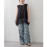 【NAO】アソート柄イージーパンツ | RMAF　NICE CLAUP / OLIVE des OLIVE | 詳細画像5 