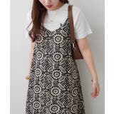 【NAO】アソート柄キャミワンピース | RMAF　NICE CLAUP / OLIVE des OLIVE | 詳細画像3 