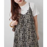 ブラック | 【NAO】アソート柄キャミワンピース | RMAF　NICE CLAUP / OLIVE des OLIVE