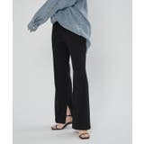 【nane】リブフレアパンツ | RMAF NICE CLAUP / OLIVE des OLIVE | 詳細画像1