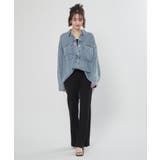 【nane】リブフレアパンツ | RMAF NICE CLAUP / OLIVE des OLIVE | 詳細画像7