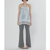 【nane】リブフレアパンツ | RMAF NICE CLAUP / OLIVE des OLIVE | 詳細画像10