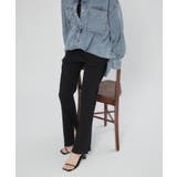 【nane】リブフレアパンツ | RMAF NICE CLAUP / OLIVE des OLIVE | 詳細画像3