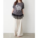 箔ロゴプリントTシャツ | RMAF NICE CLAUP / OLIVE des OLIVE | 詳細画像7