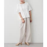【Web限定】袖フレアーワイドTシャツ | RMAF　NICE CLAUP / OLIVE des OLIVE | 詳細画像12 
