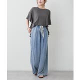 【Web限定】袖フレアーワイドTシャツ | RMAF　NICE CLAUP / OLIVE des OLIVE | 詳細画像19 