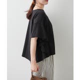 【Web限定】袖フレアーワイドTシャツ | RMAF　NICE CLAUP / OLIVE des OLIVE | 詳細画像4 
