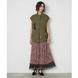 小花裾レースロングスカート | RMAF　NICE CLAUP / OLIVE des OLIVE | 詳細画像6 