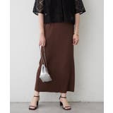 【セルフカット可能】リブナロースカート | RMAF　NICE CLAUP / OLIVE des OLIVE | 詳細画像19 