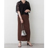 【セルフカット可能】リブナロースカート | RMAF　NICE CLAUP / OLIVE des OLIVE | 詳細画像26 