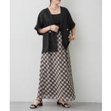 バイヤスチェックナロースカート | RMAF　NICE CLAUP / OLIVE des OLIVE | 詳細画像13 