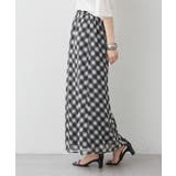 バイヤスチェックナロースカート | RMAF　NICE CLAUP / OLIVE des OLIVE | 詳細画像17 