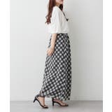 バイヤスチェックナロースカート | RMAF　NICE CLAUP / OLIVE des OLIVE | 詳細画像22 