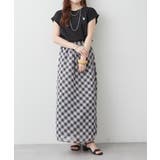 バイヤスチェックナロースカート | RMAF　NICE CLAUP / OLIVE des OLIVE | 詳細画像4 