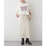 【セットアップ対応】スエポンフロントジップナロースカート | RMAF NICE CLAUP / OLIVE des OLIVE | 詳細画像11