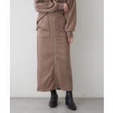 【セットアップ対応】スエポンフロントジップナロースカート | RMAF NICE CLAUP / OLIVE des OLIVE | 詳細画像27
