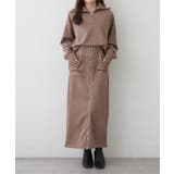 【セットアップ対応】スエポンフロントジップナロースカート | RMAF NICE CLAUP / OLIVE des OLIVE | 詳細画像29