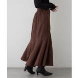 ブラウン | スエポンマーメイドスカート | RMAF　NICE CLAUP / OLIVE des OLIVE