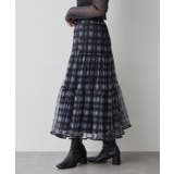 ブラック | アソート柄チュールキラキラスカート | RMAF　NICE CLAUP / OLIVE des OLIVE
