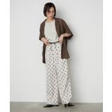 フロッキードットワイドパンツ | RMAF　NICE CLAUP / OLIVE des OLIVE | 詳細画像7 