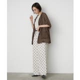 フロッキードットワイドパンツ | RMAF　NICE CLAUP / OLIVE des OLIVE | 詳細画像11 