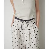 フロッキードットワイドパンツ | RMAF　NICE CLAUP / OLIVE des OLIVE | 詳細画像5 