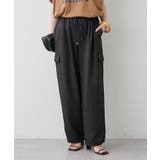 ブラック | 【M/Lサイズ展開】大人カーゴパンツ | RMAF　NICE CLAUP / OLIVE des OLIVE