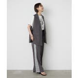 ひげレース付タックワイドパンツ | RMAF NICE CLAUP / OLIVE des OLIVE | 詳細画像7